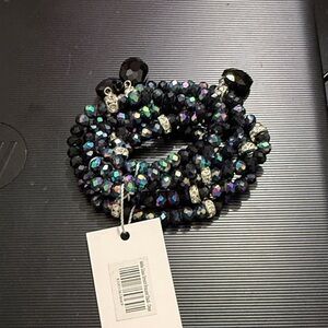 Sassy Jones Iridescent Black Bracelet Set